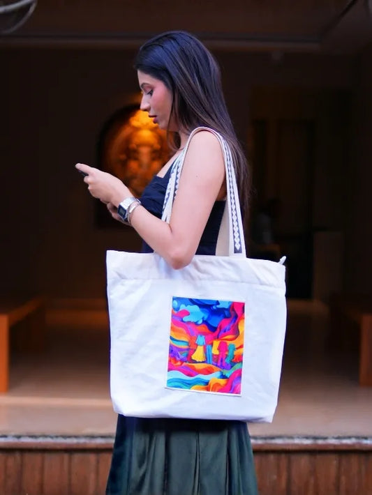 On The Move Tote | Textile Waste