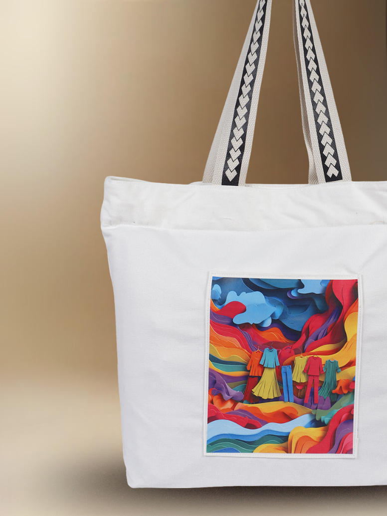 On The Move Tote | Textile Waste