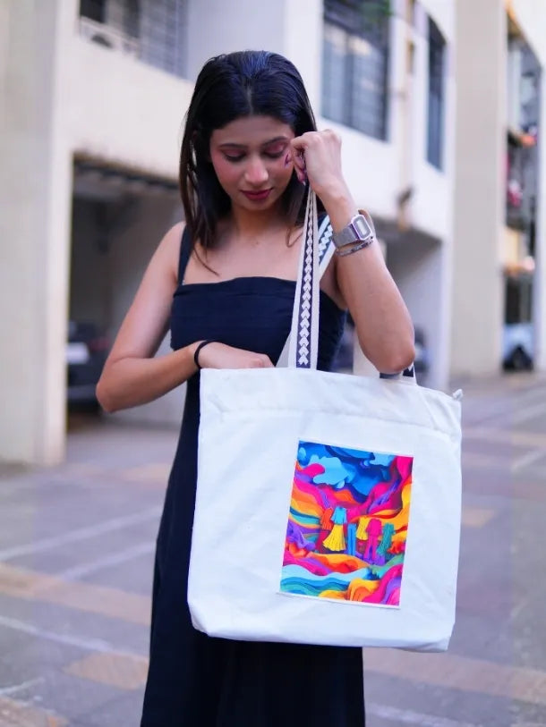On The Move Tote | Textile Waste