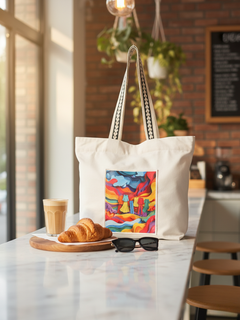 On The Move Tote | Textile Waste