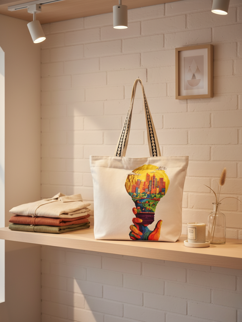 On The Move Tote | Save Electricity