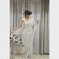 Breeze Stripe | Linen Blend Ready-to-Wear Saree